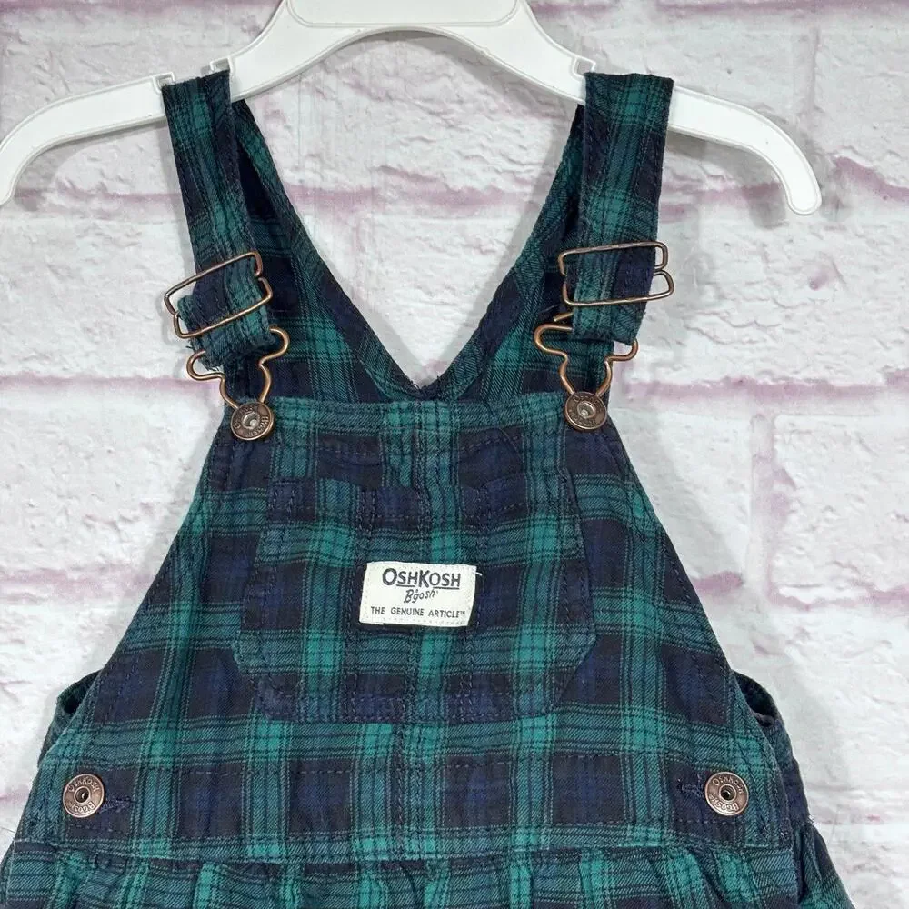 OshKosh B'gosh Plaid Jumper Dress 24 Months
